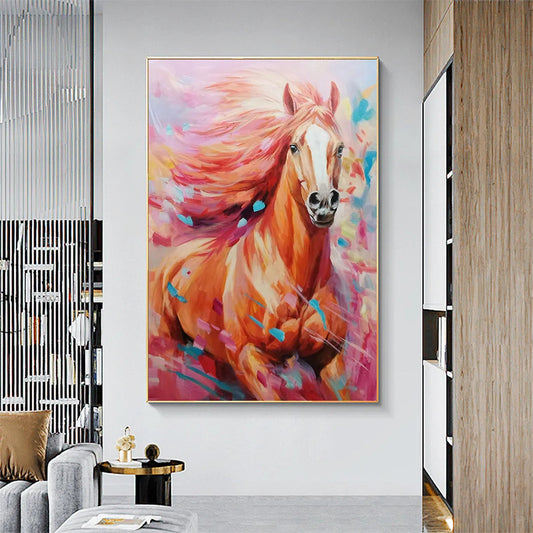 Modern Expressive Horse Painting | Bold Abstract Equine Art