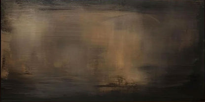 Modern Minimalist Abstract Painting - Large Handmade Brown & Black Textured Wall Decor #TC012