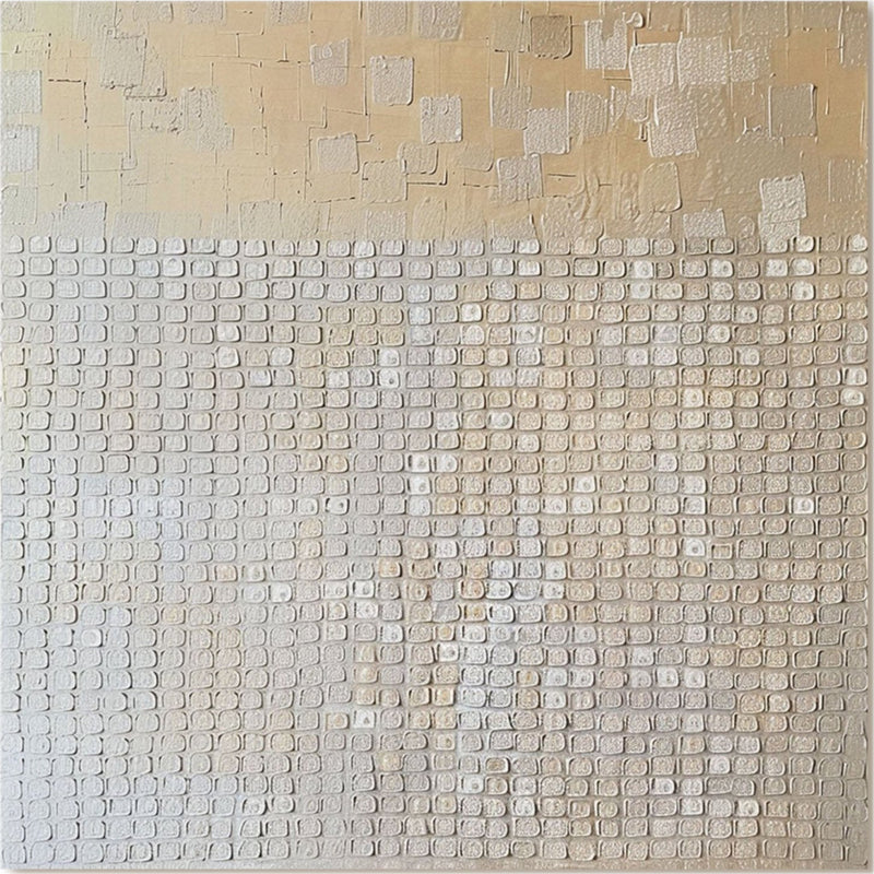 Modern Minimalist Wabi-Sabi Oversized Plaster Style Canvas Artwork - Large Textured Contemporary Abstract Wall Decor #TC239