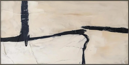 Large hand-painted serene birch forest oil painting with warm woodland tones #AA300