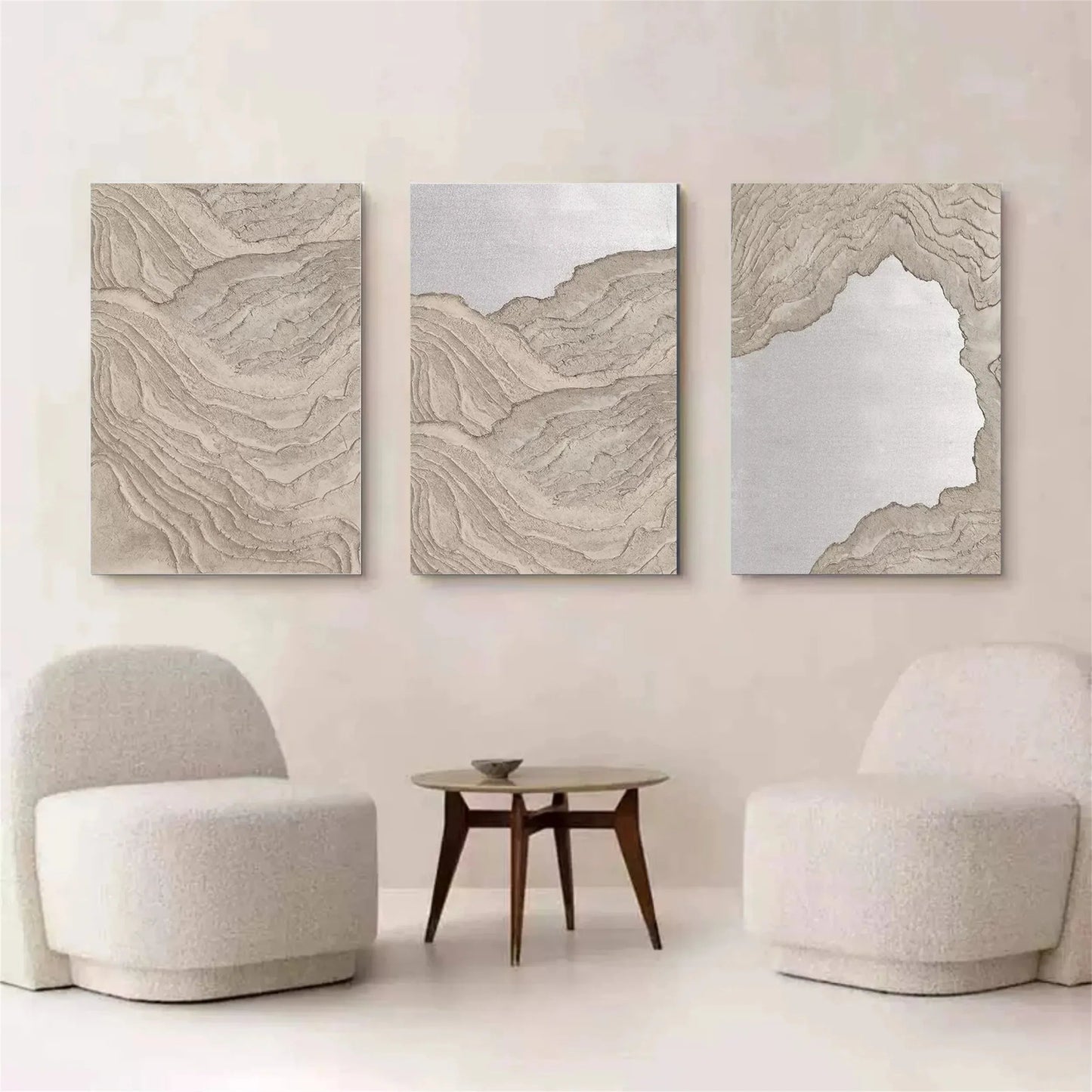 Foam and Sea Wall Art – Abstract Ocean Texture Painting