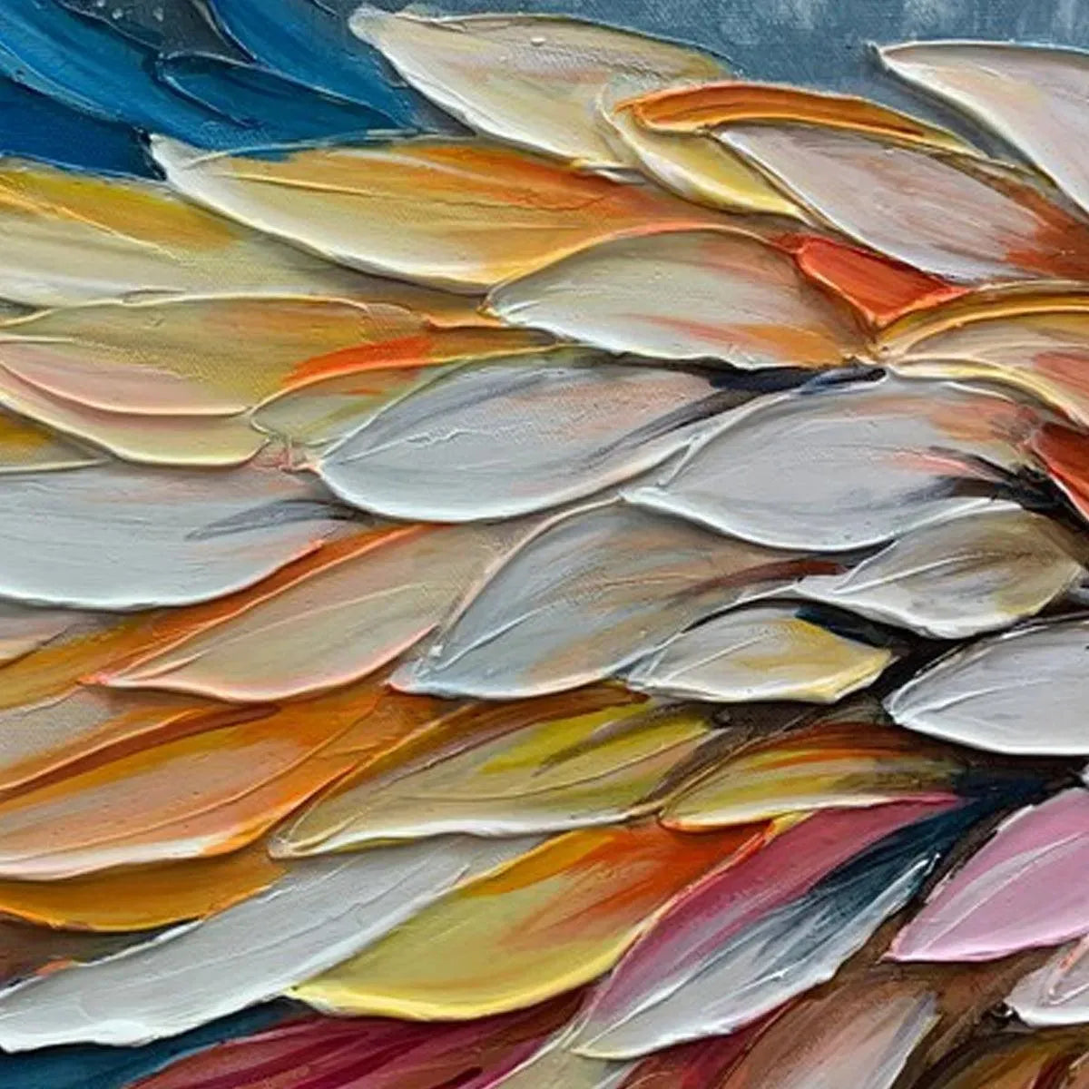 Textured Angel Wings Wall Art | Original Hand-Painted Canvas#ZZ 250