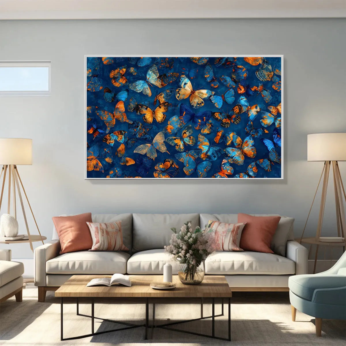 Butterfly Swarm Painting | Original Nature Inspired Art