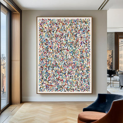 Abstract Expressionist Art | Large Colorful Canvas Painting