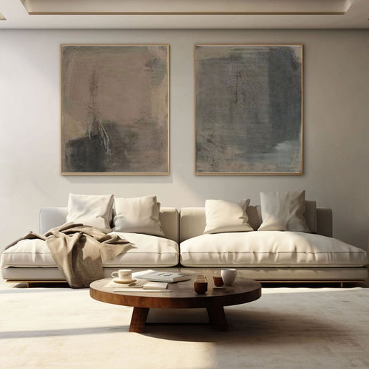 Wabi-Sabi Inspired Canvas - Abstract Art for Calm Spaces
