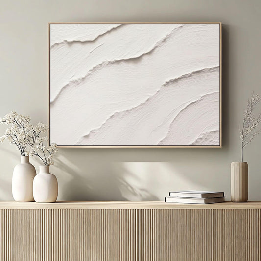 Wabi Sabi Wall Art | Neutral Textured Abstract Painting