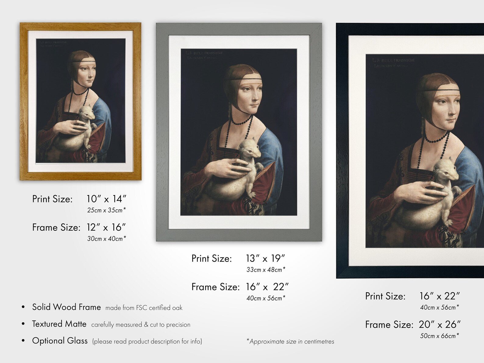 LEONARDO DA VINCI - Lady with an Ermine - Pathos Studio -