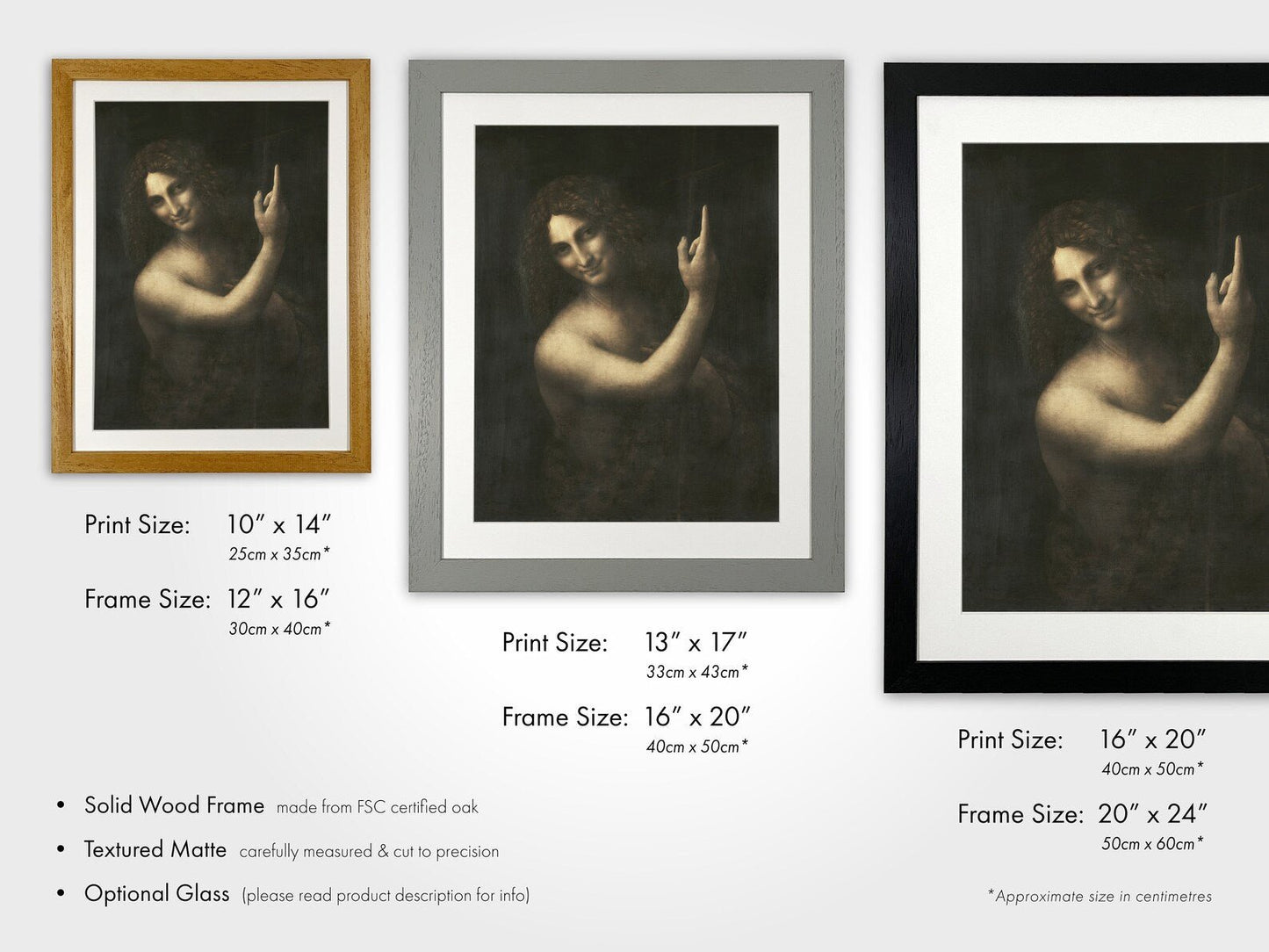 Saint John the Baptist - Vintage Renaissance Oil Painting & Classical Religious Portrait Art #SJB074