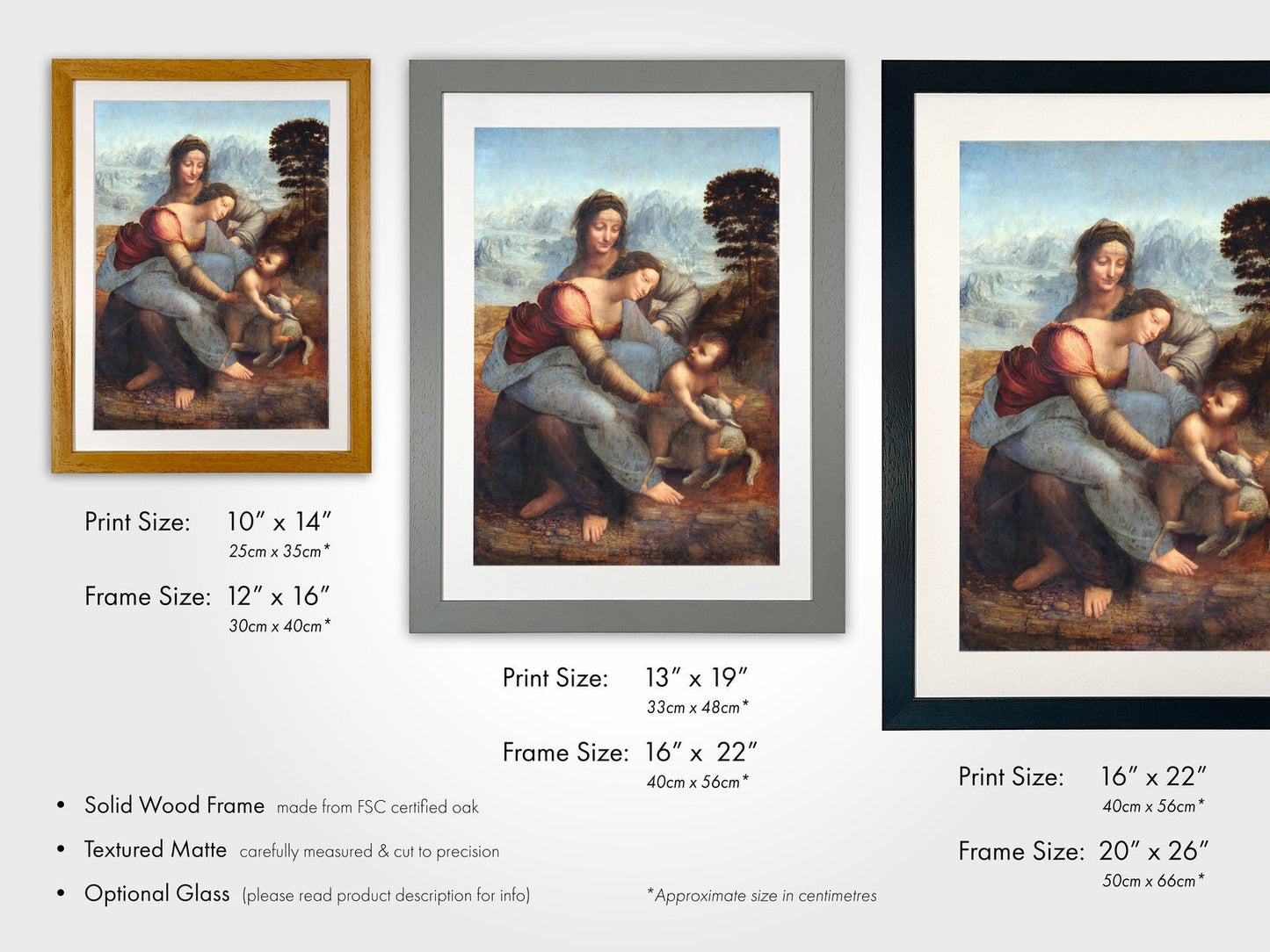 The Virgin and Child with Saint Anne - Vintage Renaissance Oil Painting & Classical Religious Portrait Art #VCA053